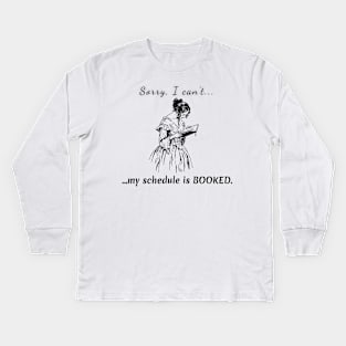 I'm Booked Kids Long Sleeve T-Shirt